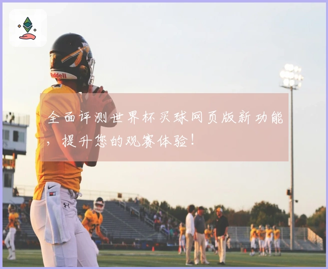 全面评测世界杯买球网页版新功能,提升您的观赛体验!